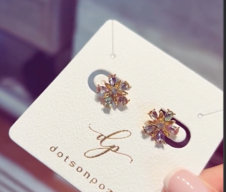 Image of @monica.rohani with her new studs!