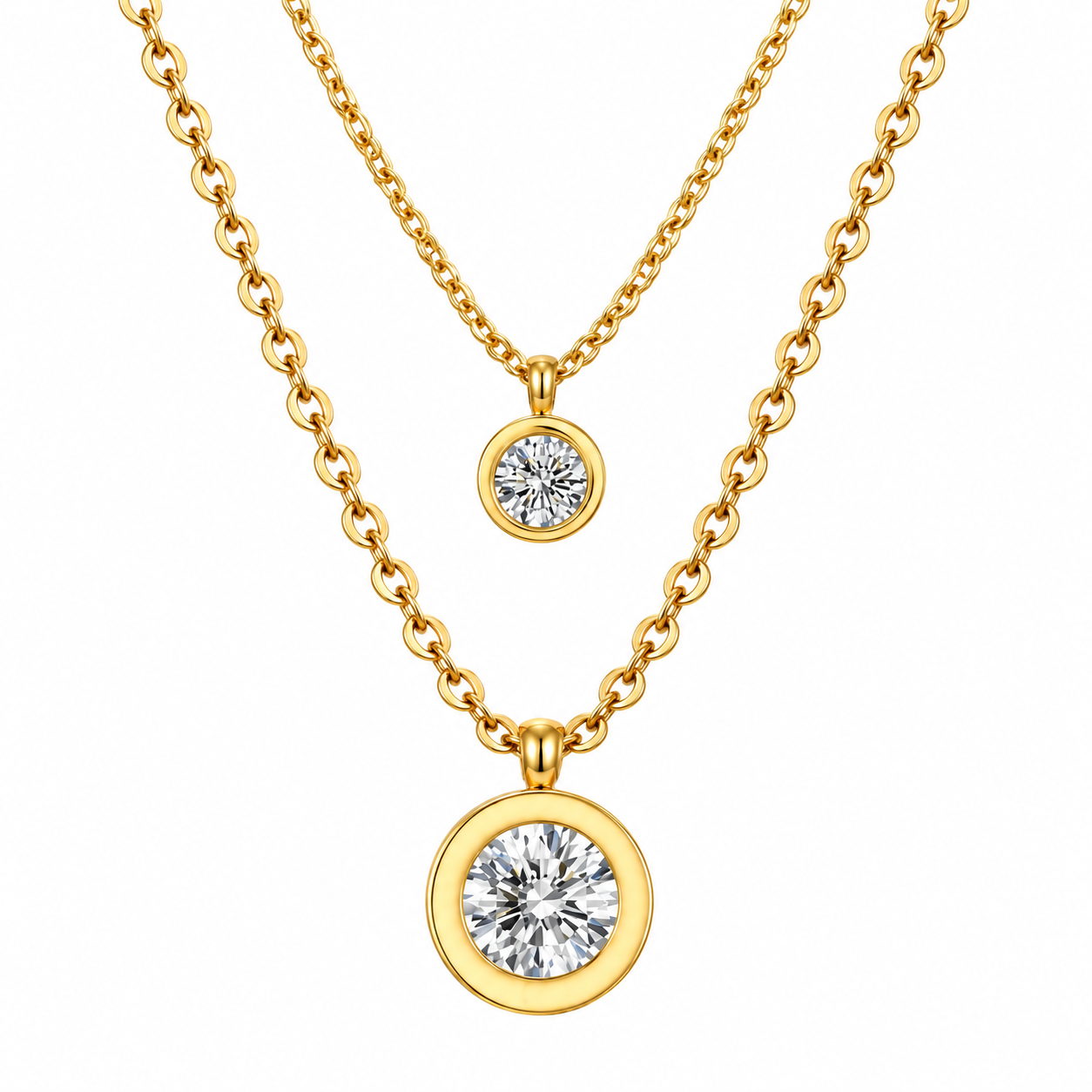 Image of Double Di Necklace