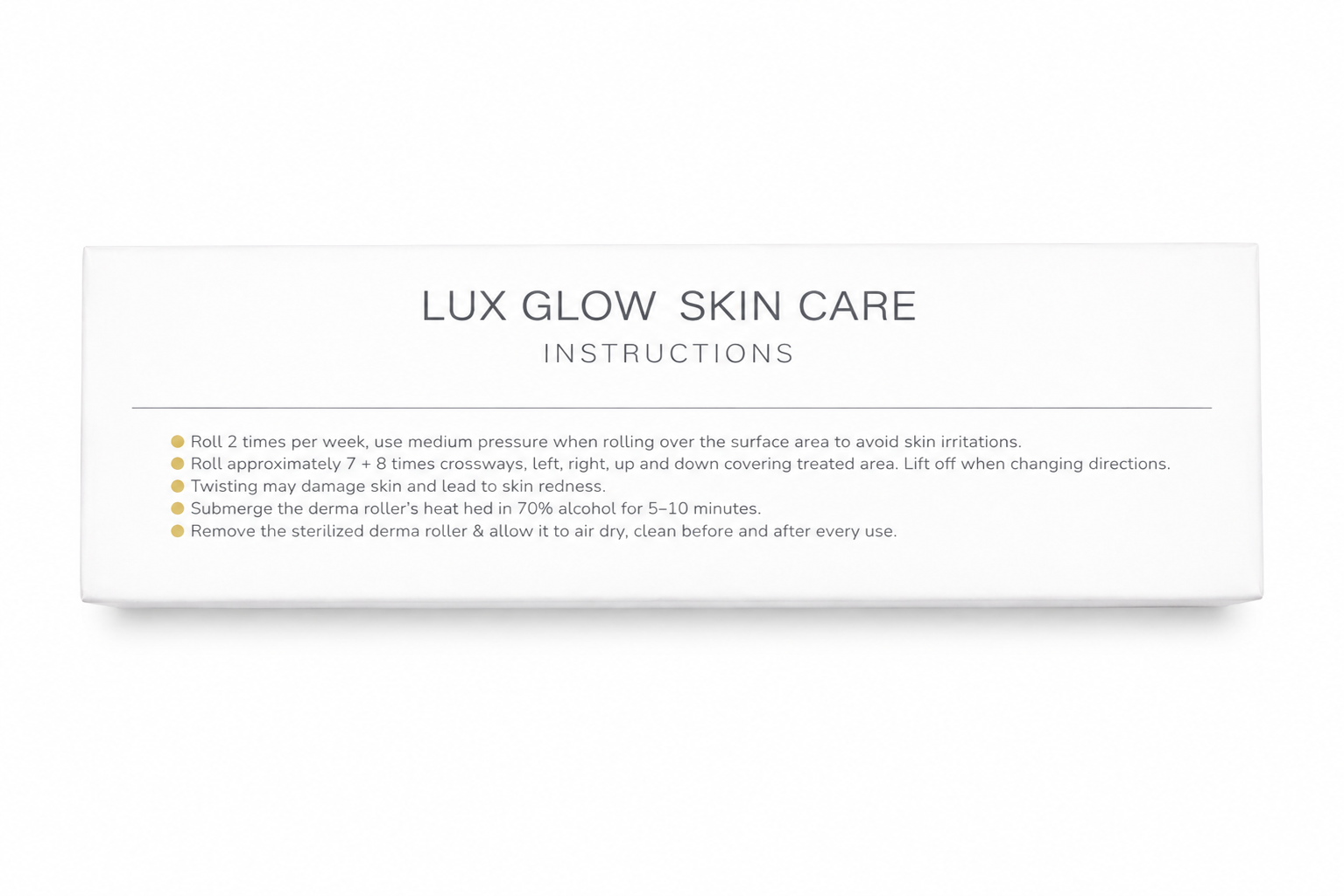 Image of Luxe Glow Gold Derma-Roller