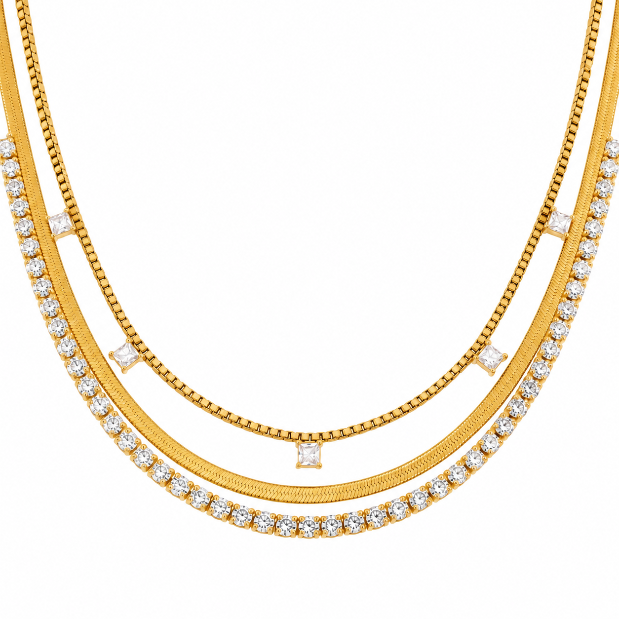 Sienna Triple Necklace