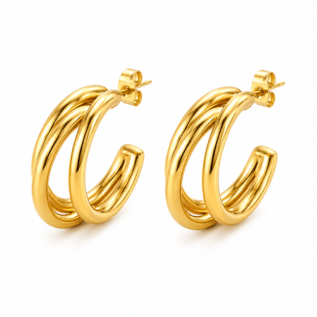 Image of Sofia Triple Hoop