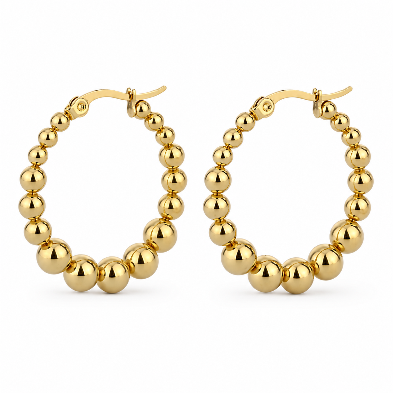 Nya Studded Hoop