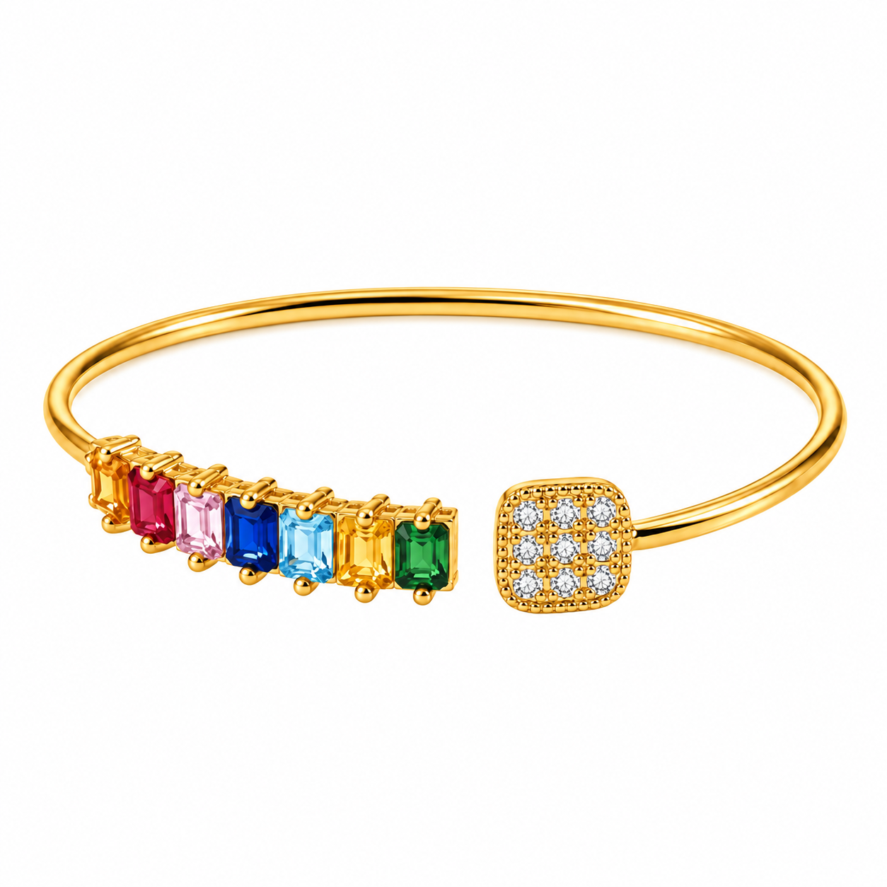 Image of The Rainbow Cube Bracelet