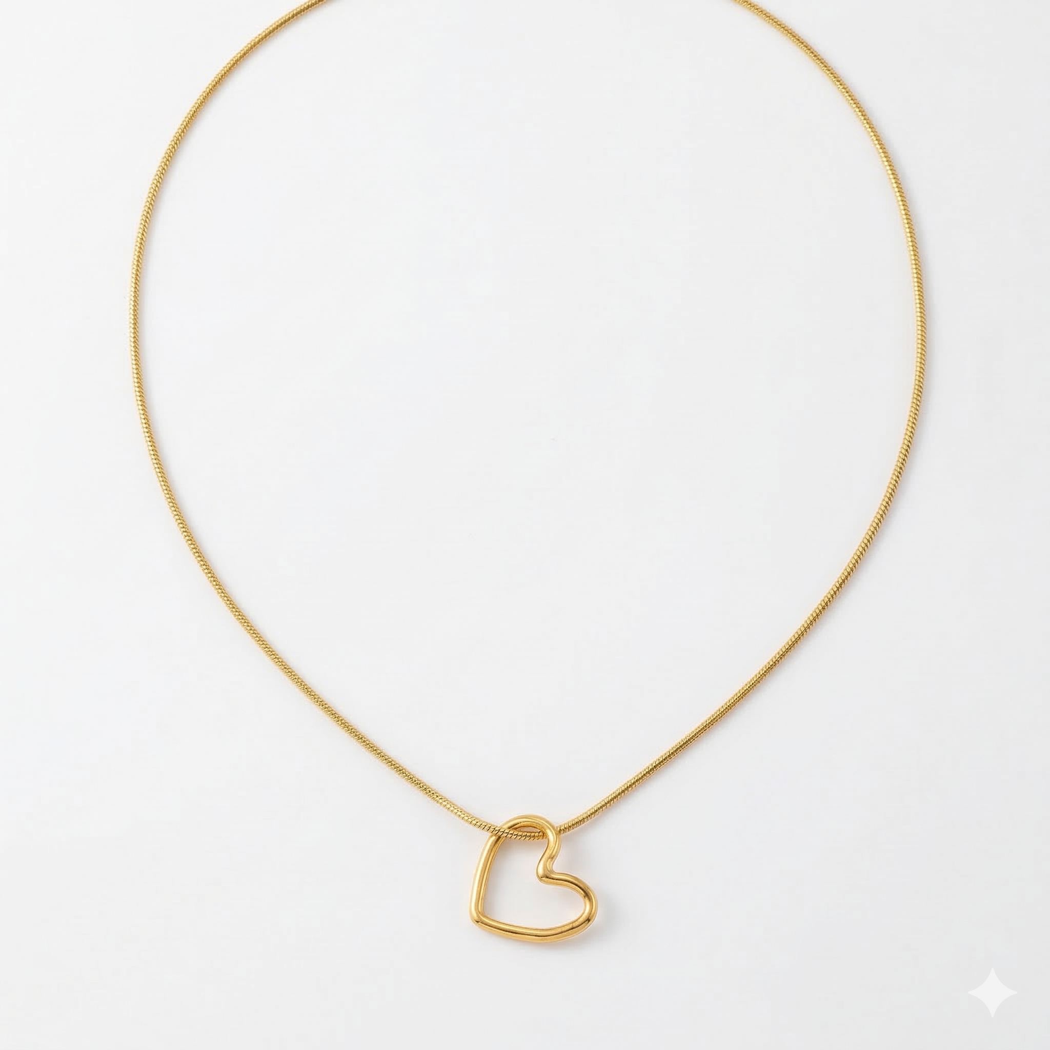 Image of Juliette Open Heart Necklace