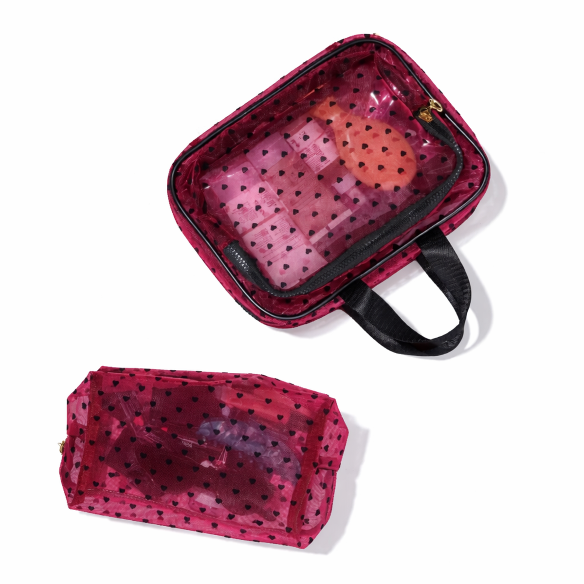 Kiss And Tell Cosmetic Bag