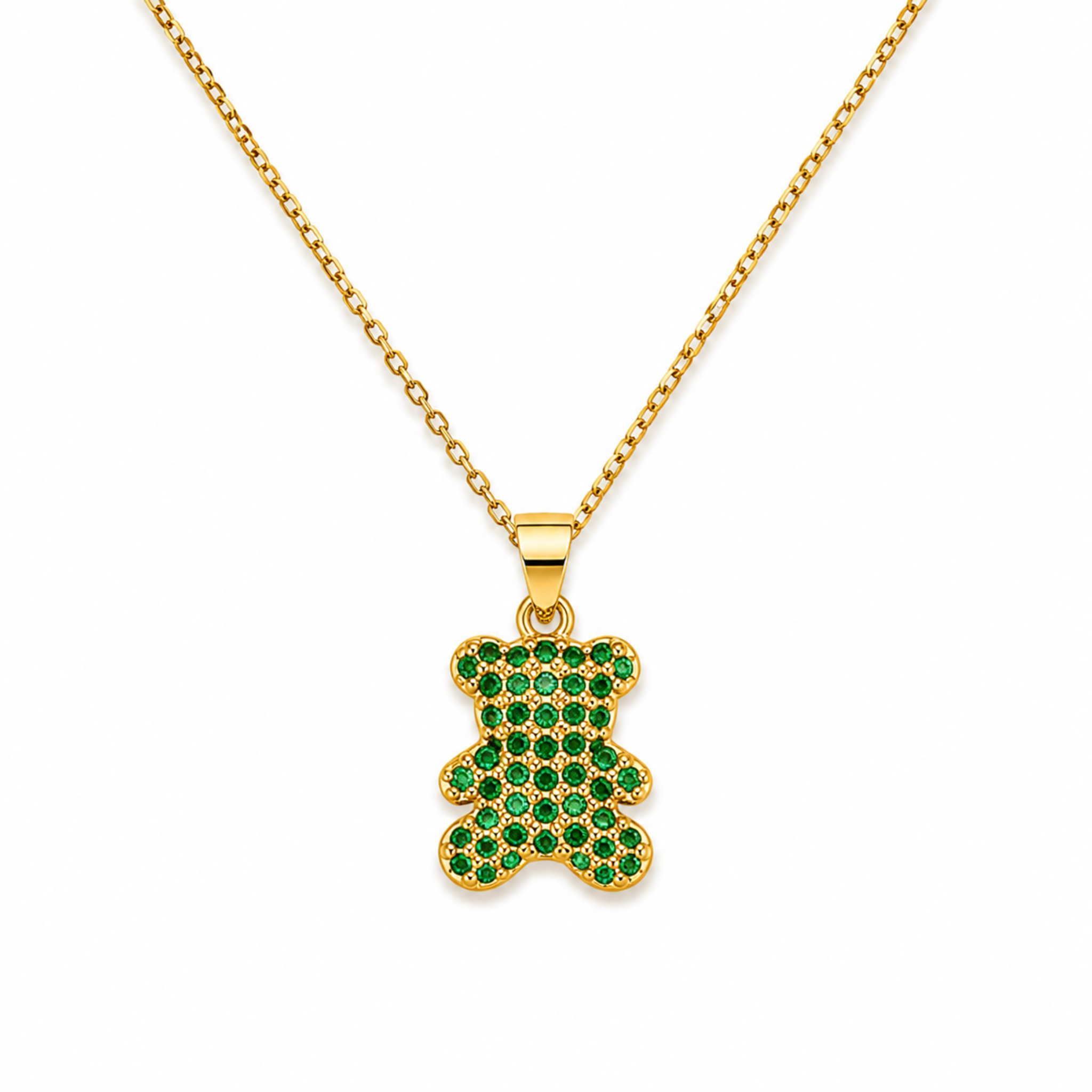Image of Sage Bear Necklace