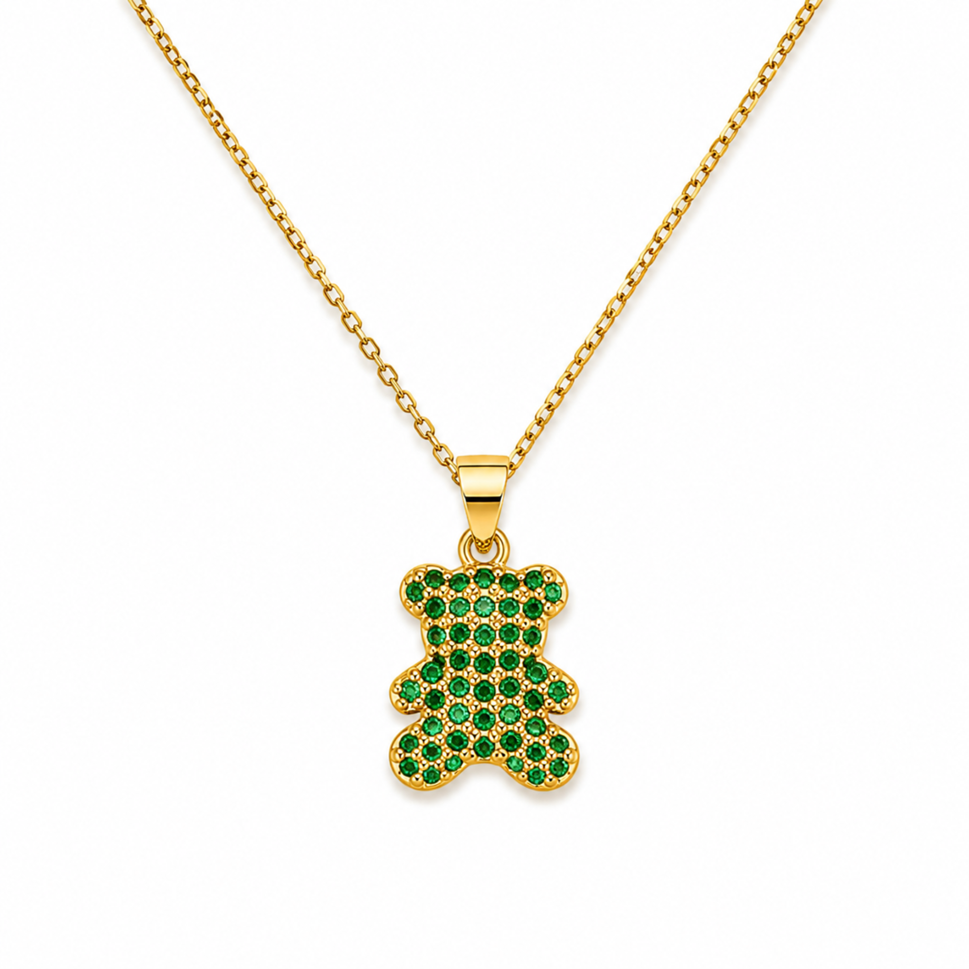 Sage Bear Necklace