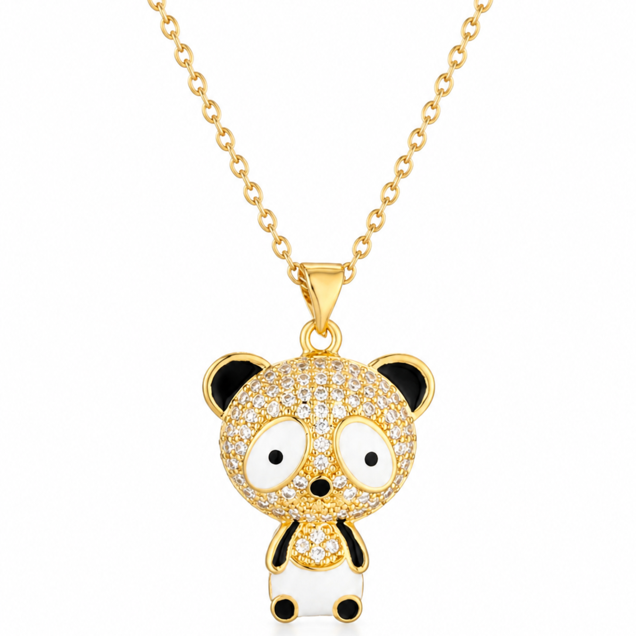 Image of Big Eyed Panda Necklace