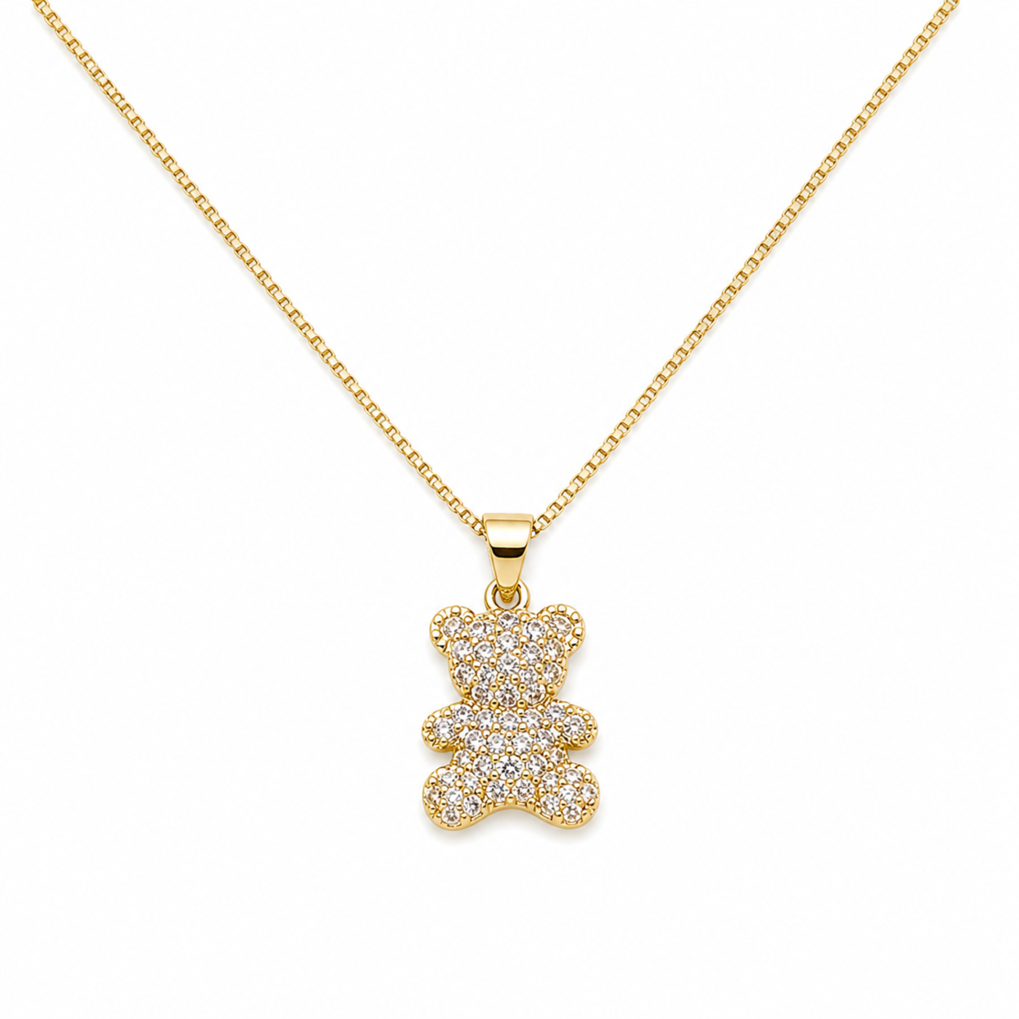 Image of The Pave Bear Necklace