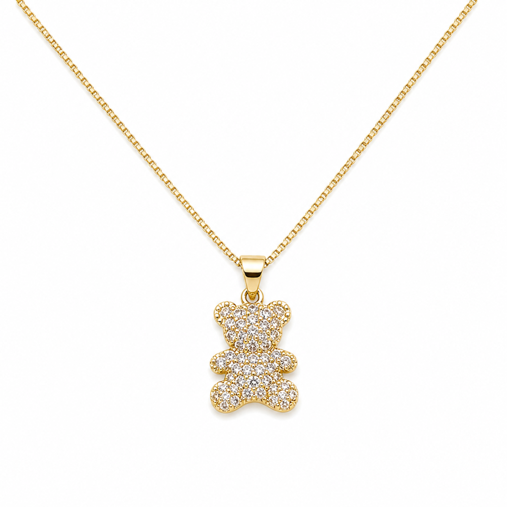 The Pave Bear Necklace
