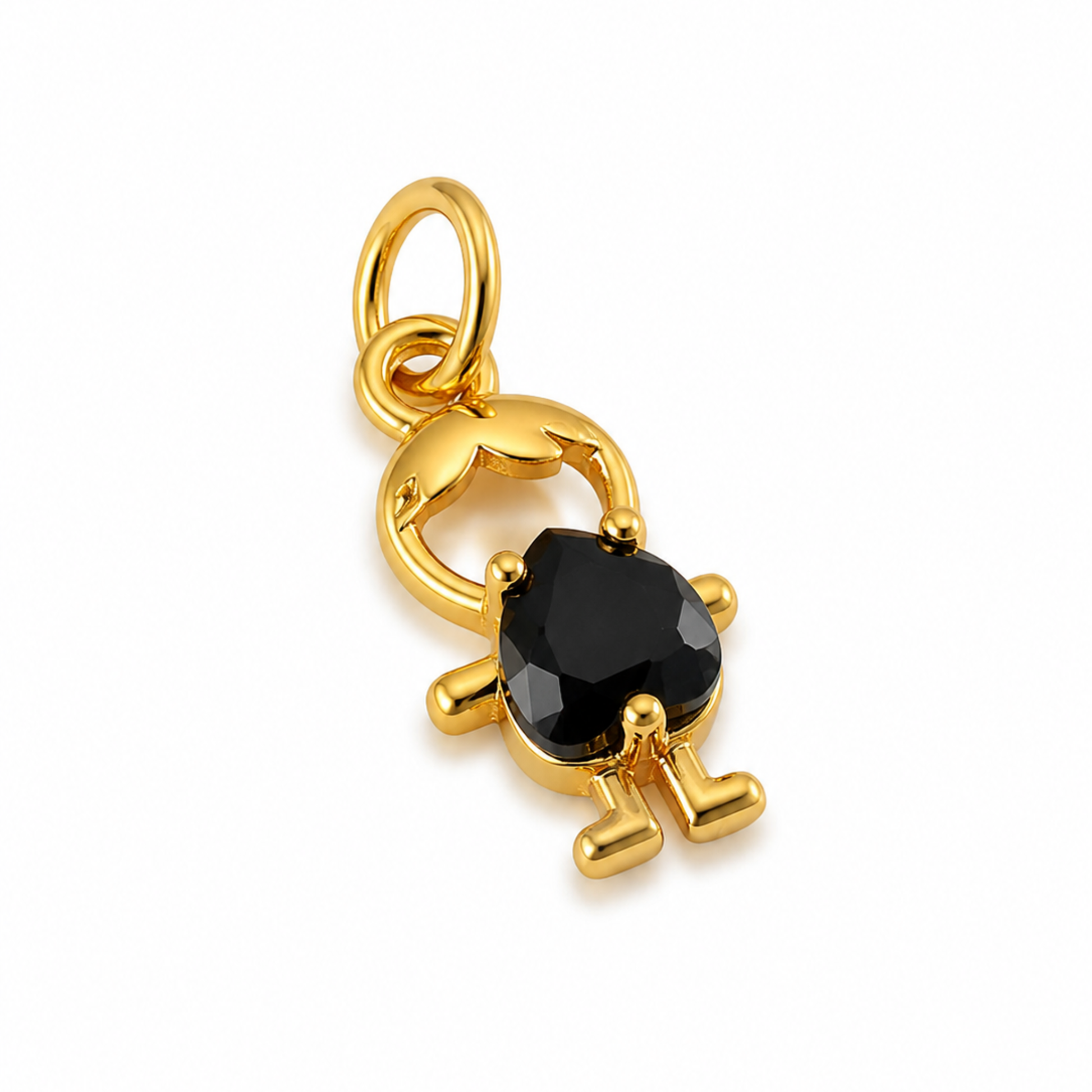 The Mason Black Heart Pendant