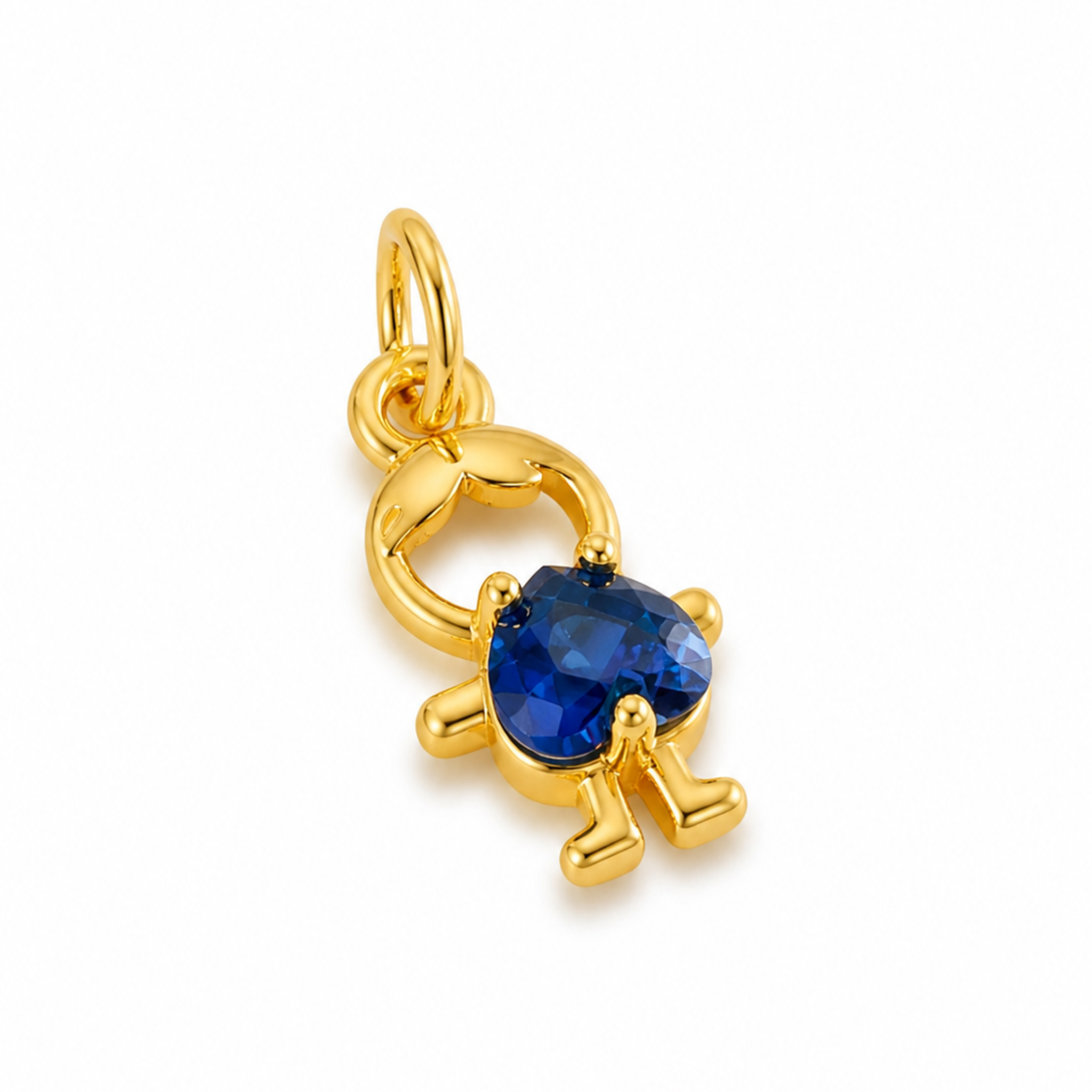 Image of The Liam Blue Heart Pendant