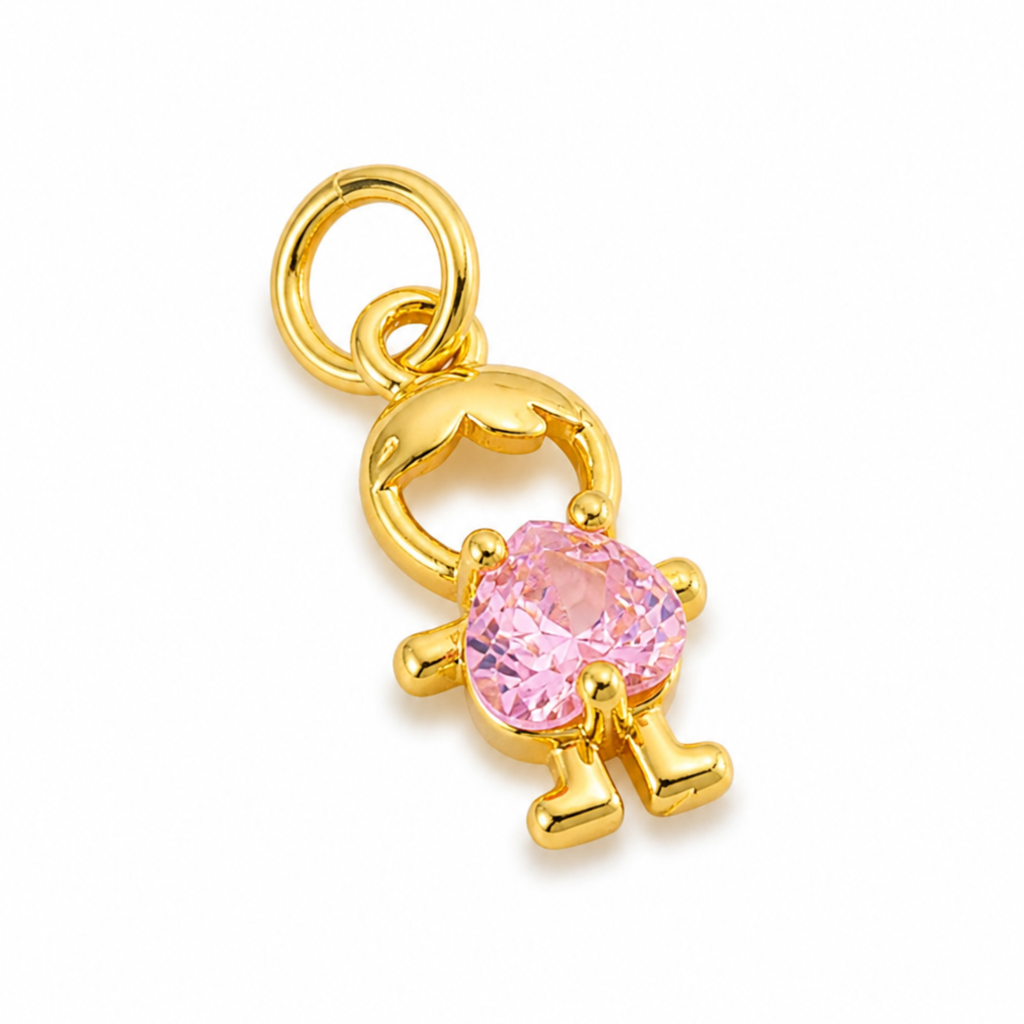 Image of Hudson Pink Heart Pendant