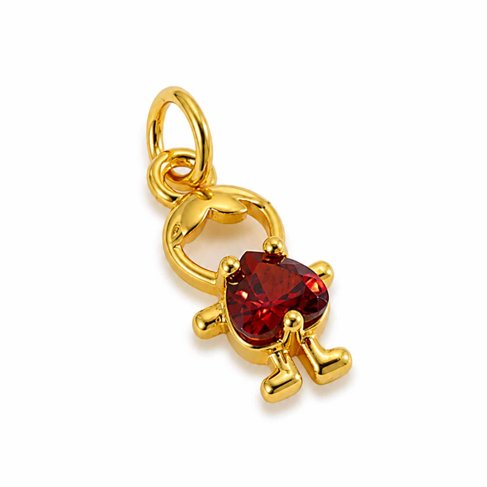 Image of Jack Red Heart Pendant
