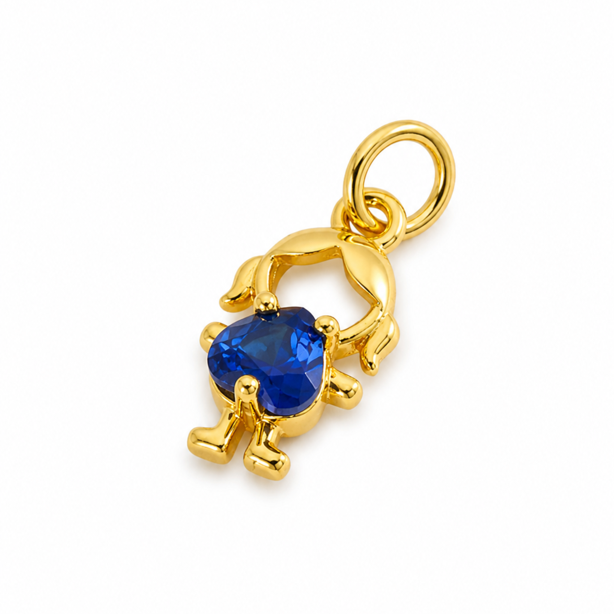Image of The Ava Blue Heart Pendant