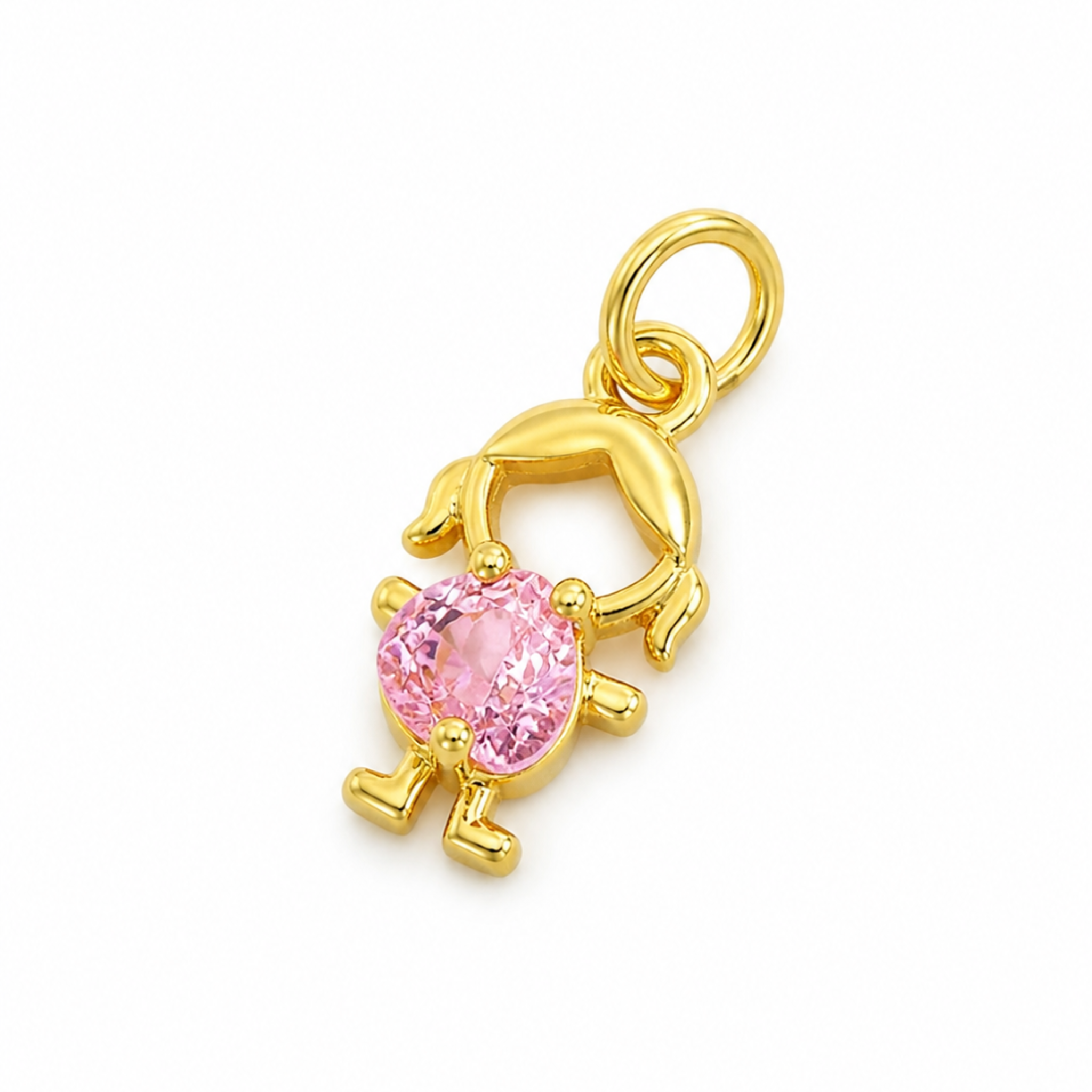 Image of Sophie Pink Heart Pendant