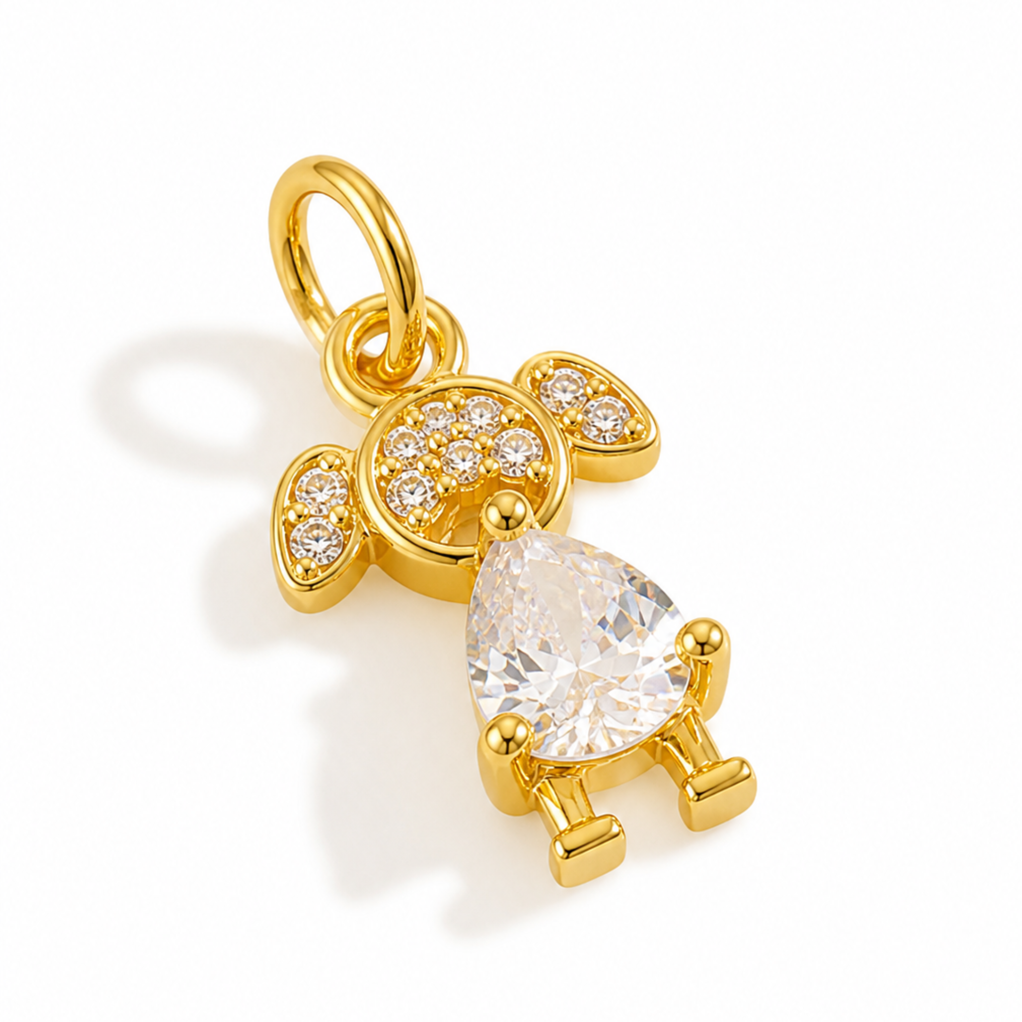 Image of The Bella White Heart Pendant