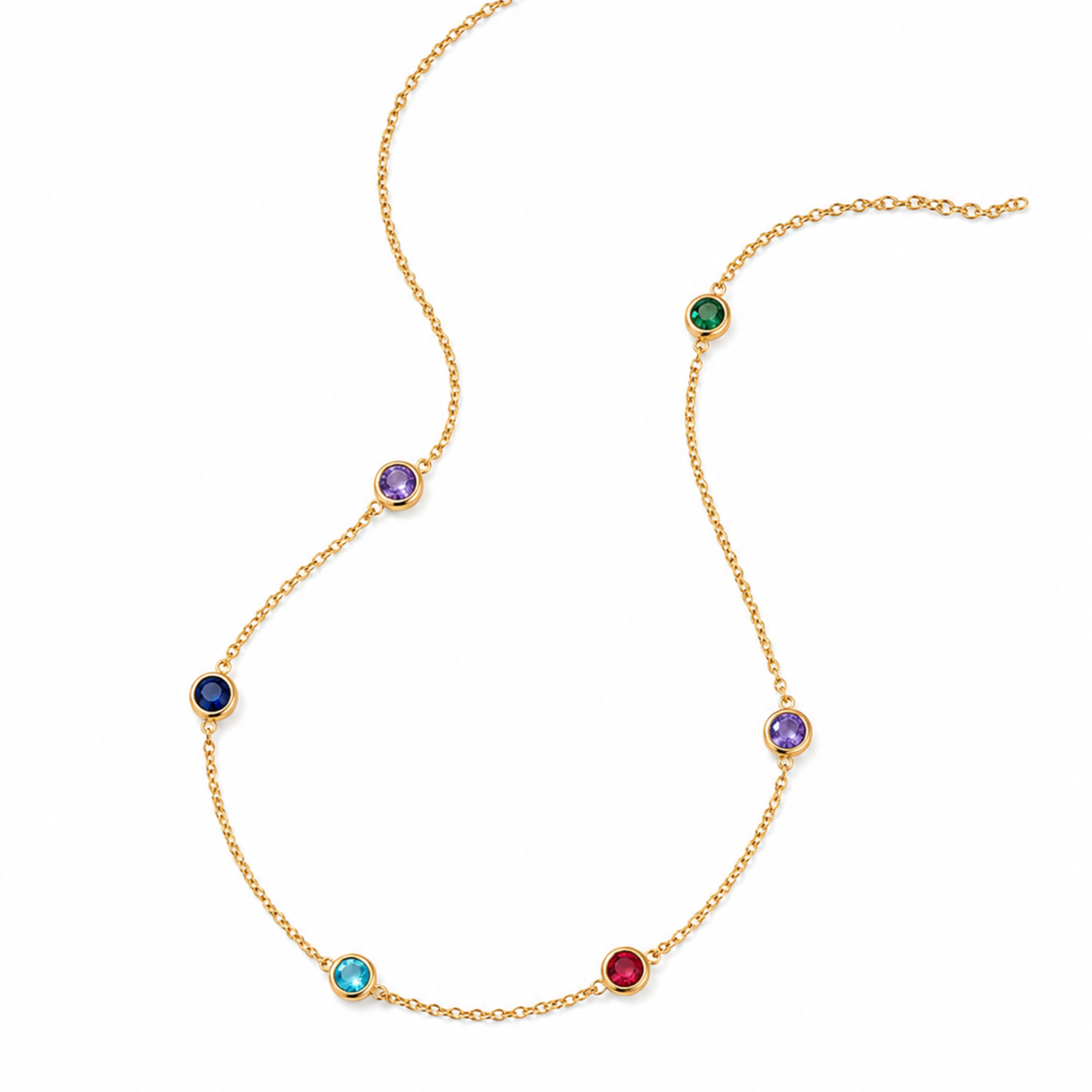 Image of Meera Multistone Necklace