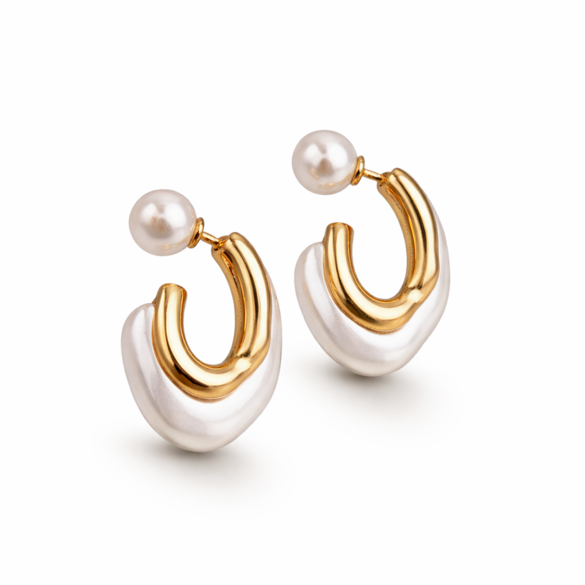Image of Ivory Bell Hoops
