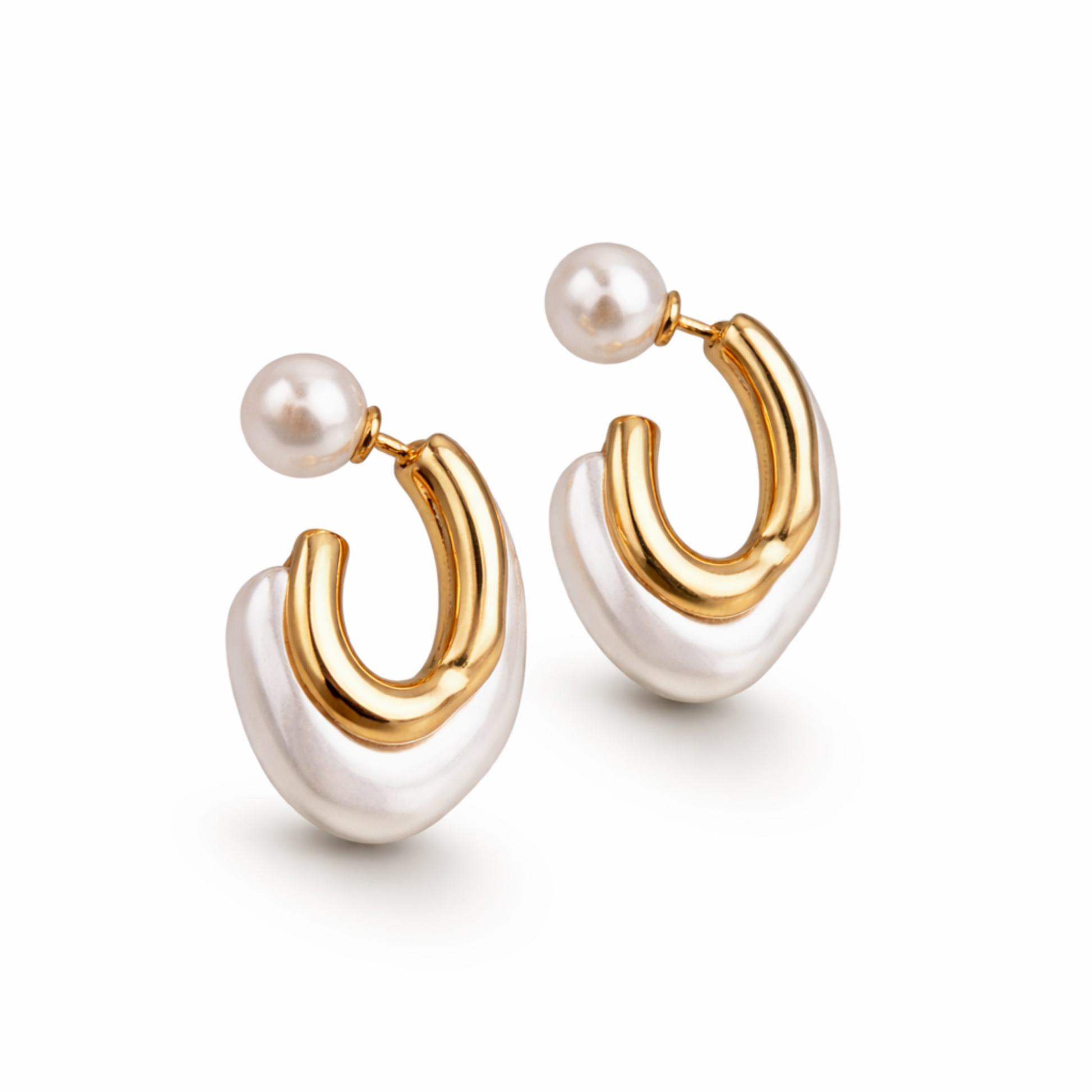 Ivory Bell Hoops