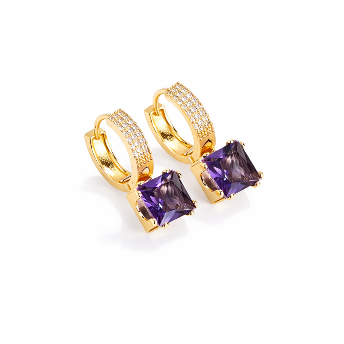 The Violet Drop Studs